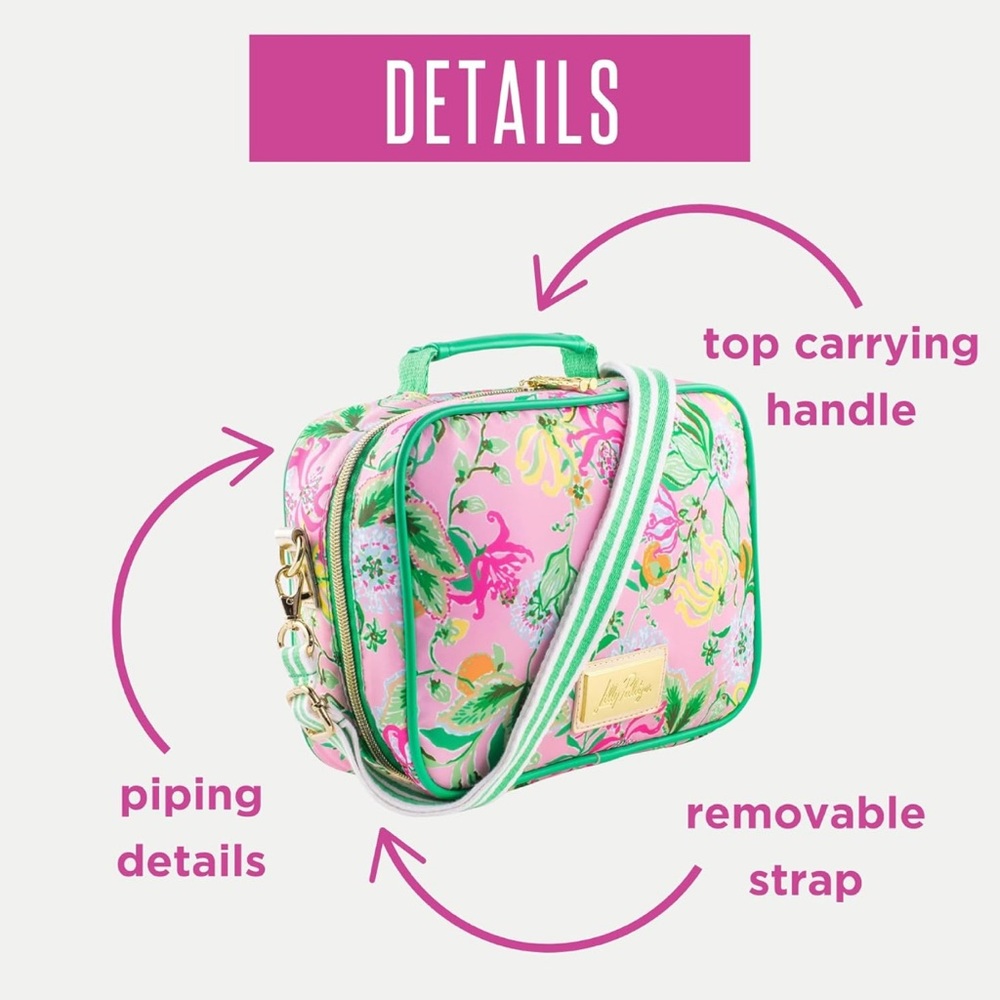 Lilly Pulitzer insulted lunch box - Picture 8 of 9